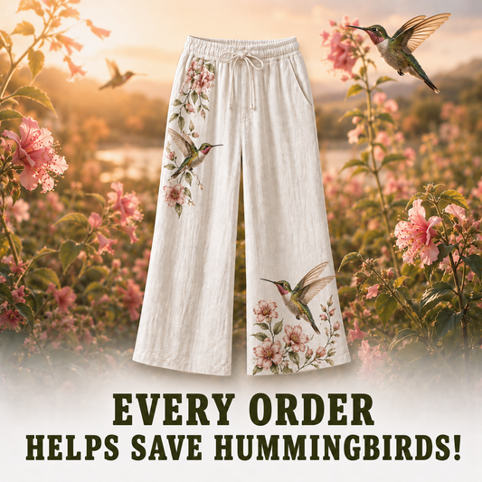 Women's Hummingbird Linen Pants