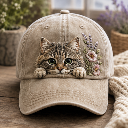 Save The Cats Embroidered Cap