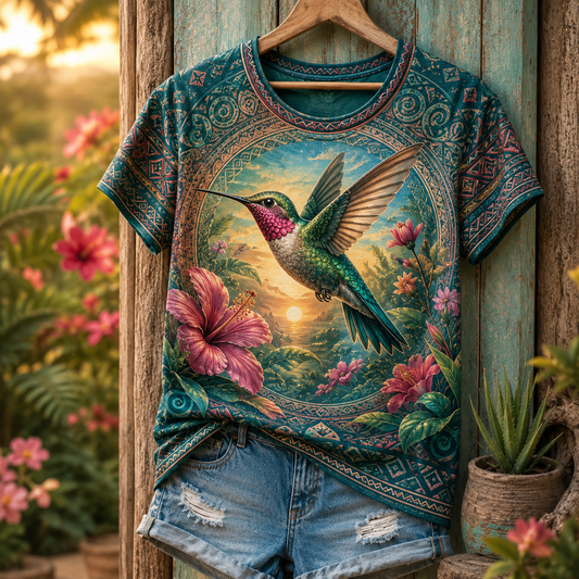 Hummingbird Summer Tee