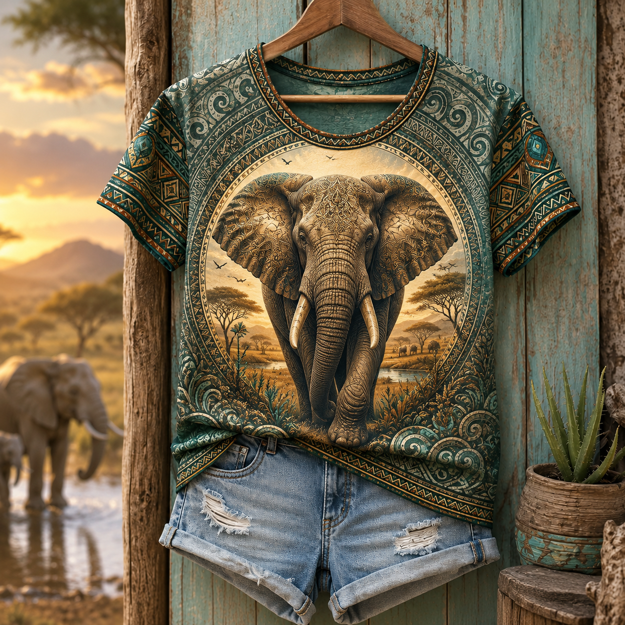 Elephant Summer Tee