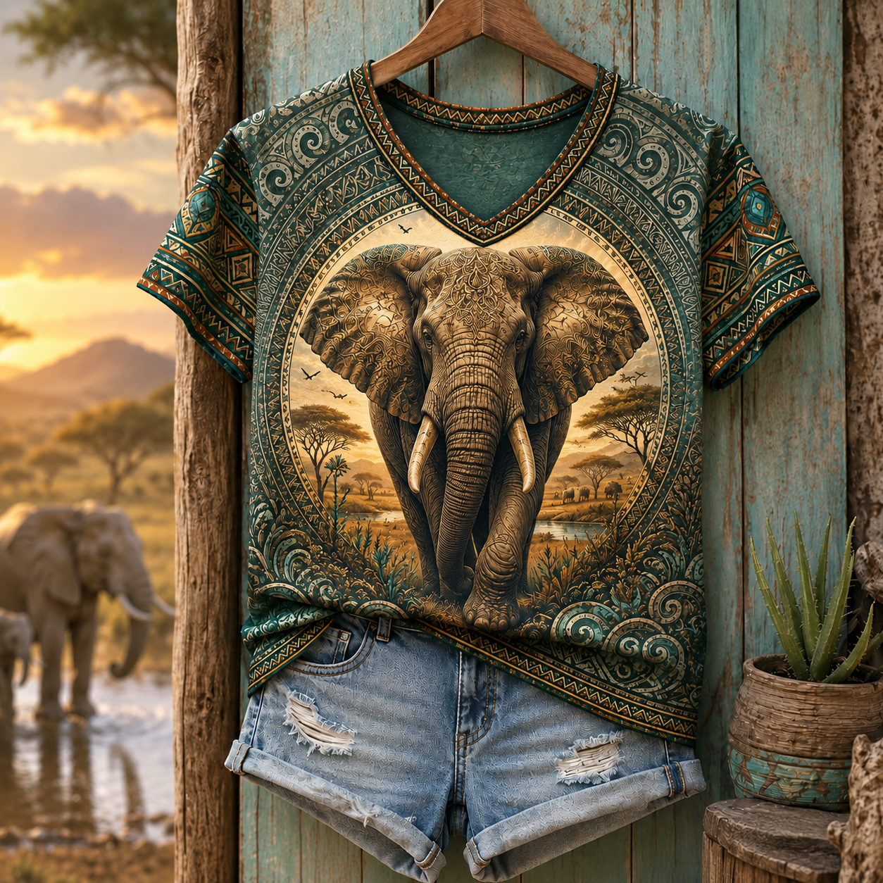 Elephant Summer Tee