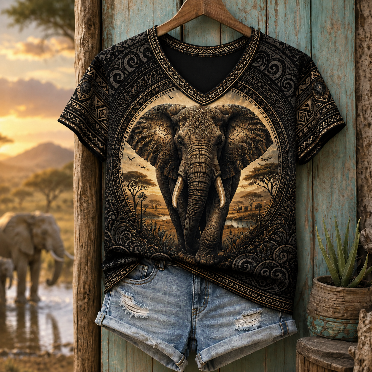 Elephant Summer Tee