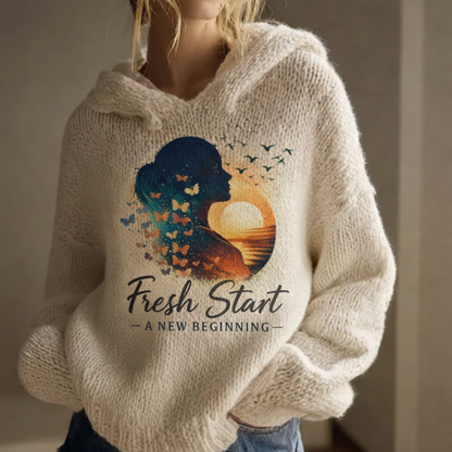 Fresh Start Cozy Knit Sweater