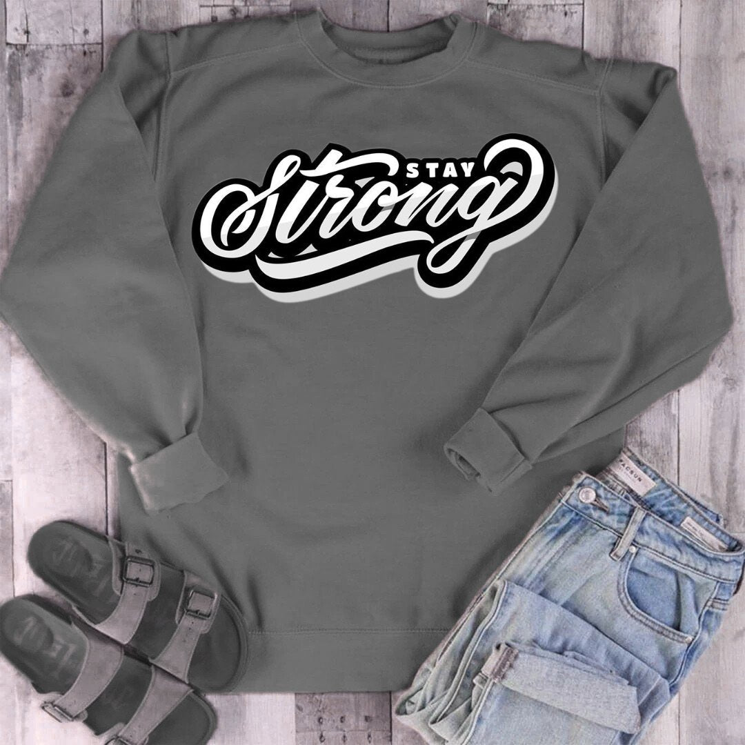 Stay Strong Sweater (Supports Breast Cancer Awareness)