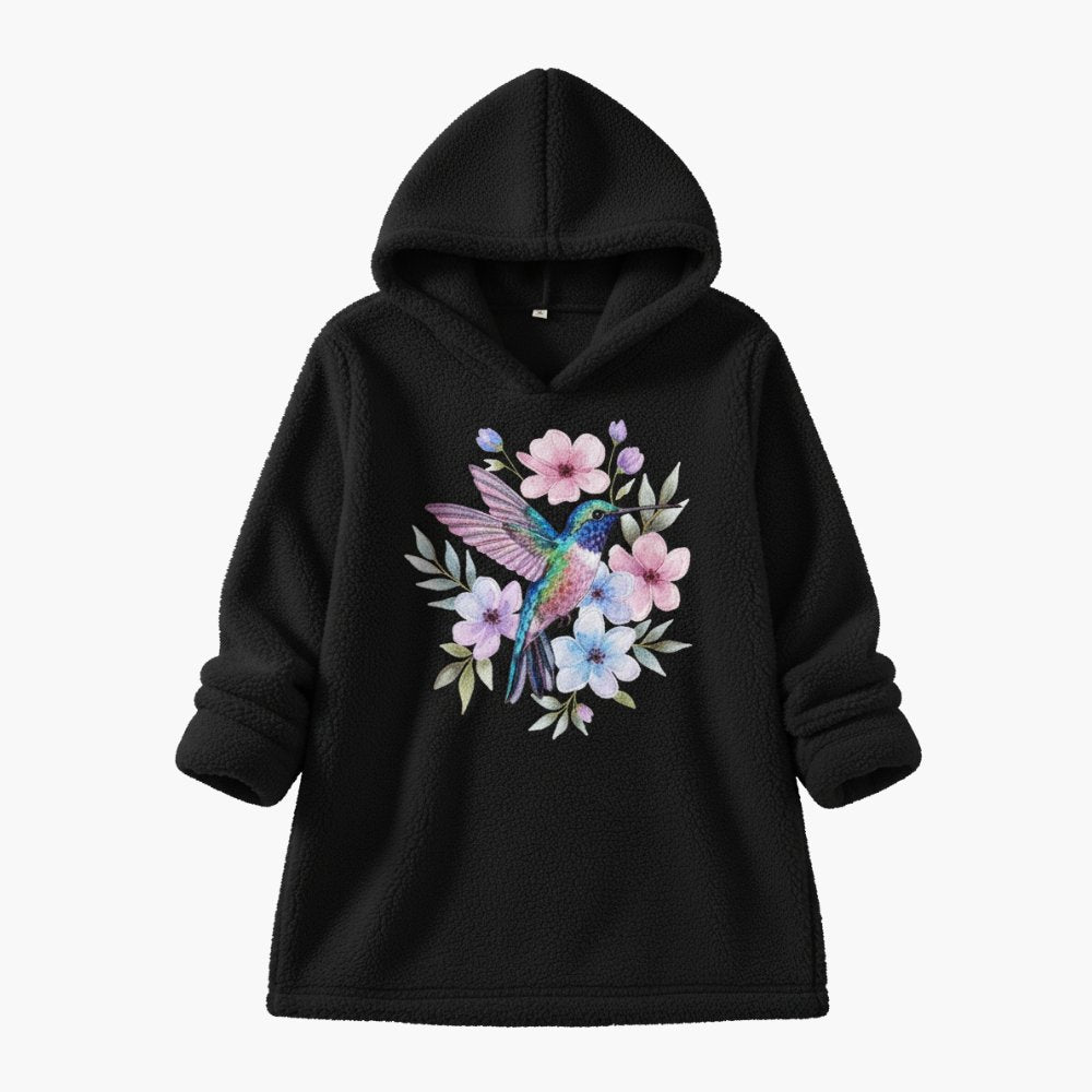 Hummingbird of Hope Fleece Hoodie