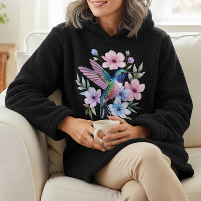 Hummingbird of Hope Fleece Hoodie