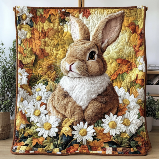 Rabbit Quilted Blanket