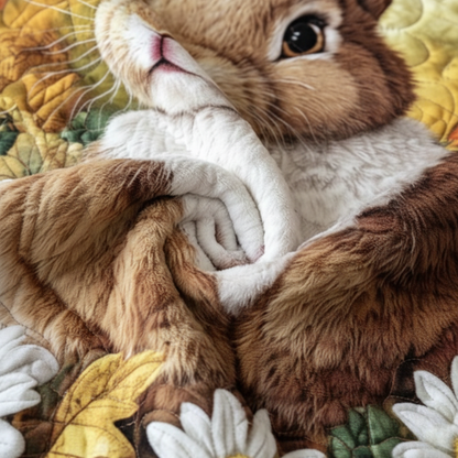 Rabbit Quilted Blanket