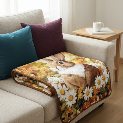 Rabbit Quilted Blanket