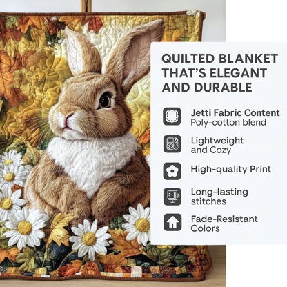 Rabbit Quilted Blanket