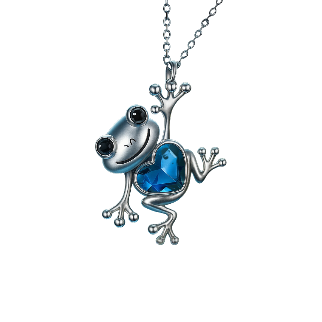 Save The Frogs Necklace (925 Sterling Silver)