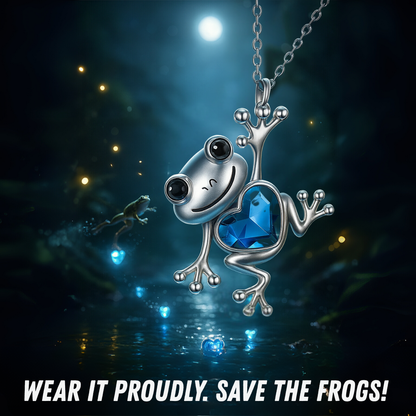Save The Frogs Necklace (925 Sterling Silver)