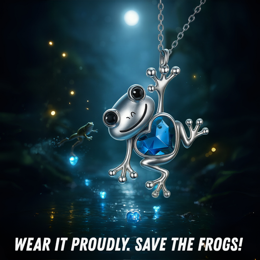 Save The Frogs Necklace (925 Sterling Silver)