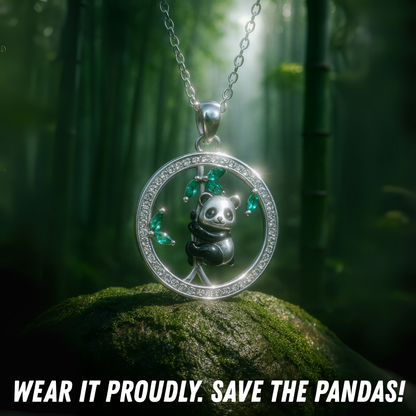 Save The Pandas Necklace (925 Sterling Silver)