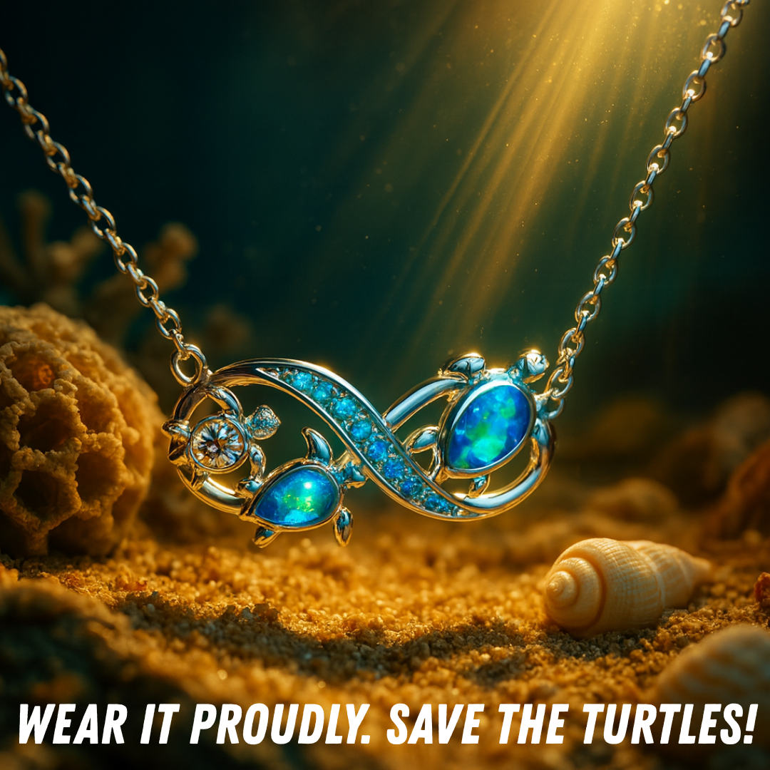 Save The Turtles Necklace (925 Sterling Silver)