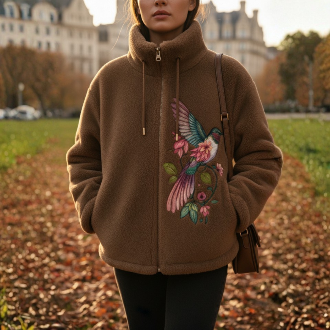 Hummingbird Fleece Jacket – Diana & Co