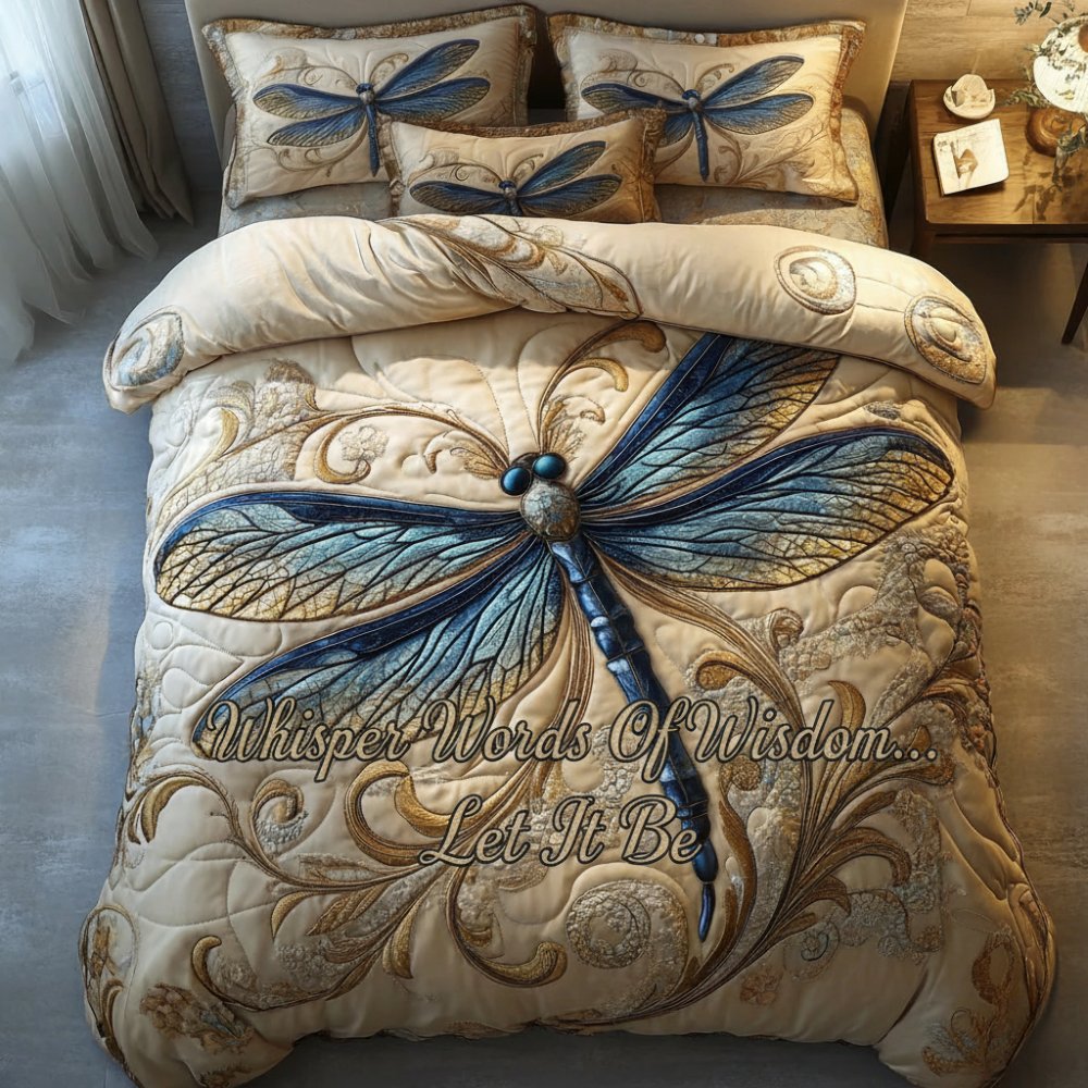 Whisper Words Of Wisdom Let It Be 3-Piece Bedding Set