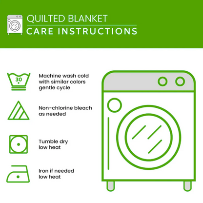 Bulldog Forrest Quilted Blanket