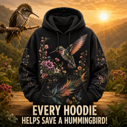 Whispers of Hope Hummingbird Hoodie