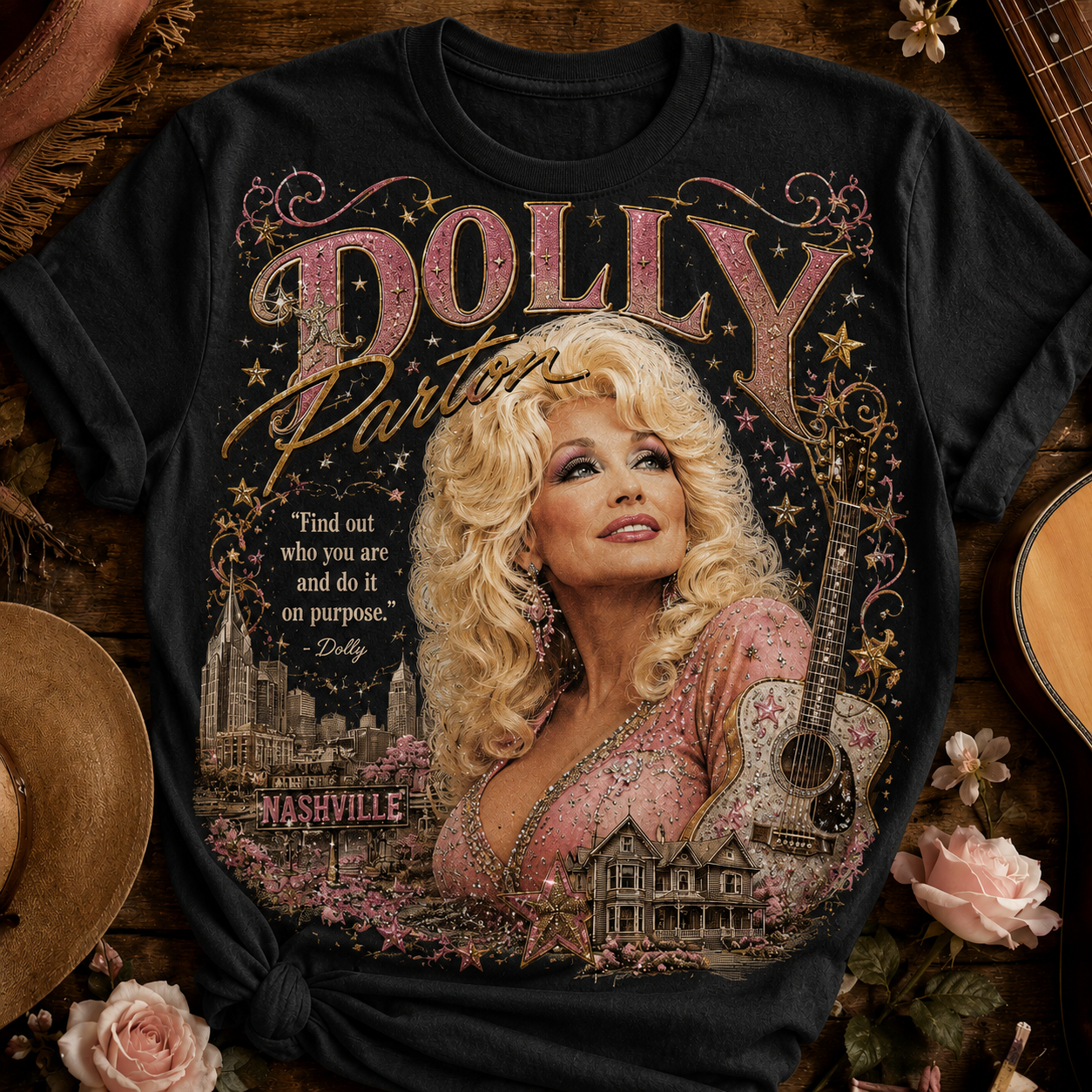 Dolly Parton – Find Out Who You Are Vintage Tribute Tee