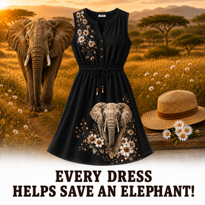 Women's Elephant Summer Dress