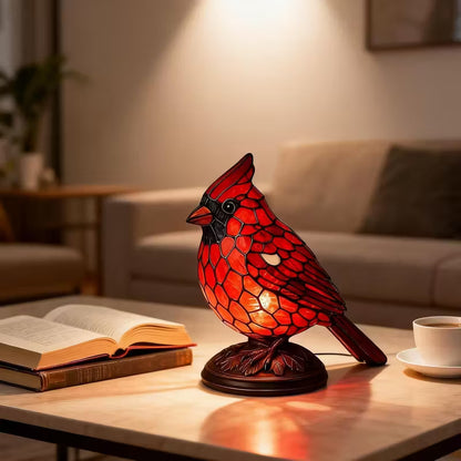 Red Cardinal Table Lamp
