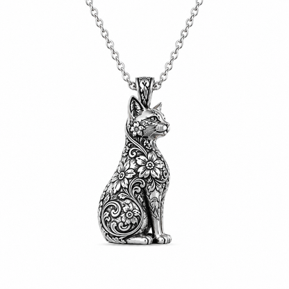 Save The Cats 925 Sterling Silver Necklace