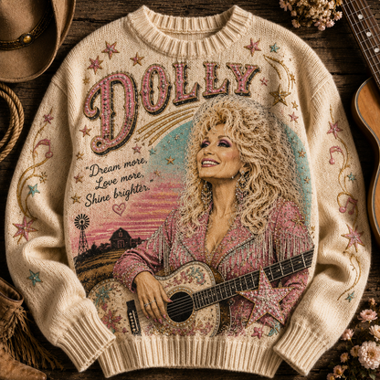 Dolly – Dream More, Love More, Shine Brighter Knit Sweater