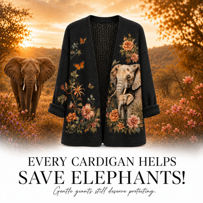 Women's Elephant Summer Cardigan