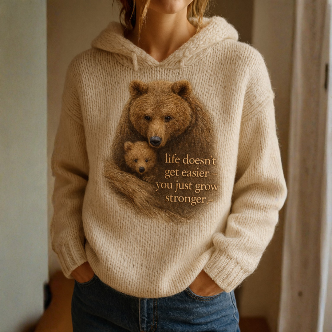 Bear Cozy Knit Sweater