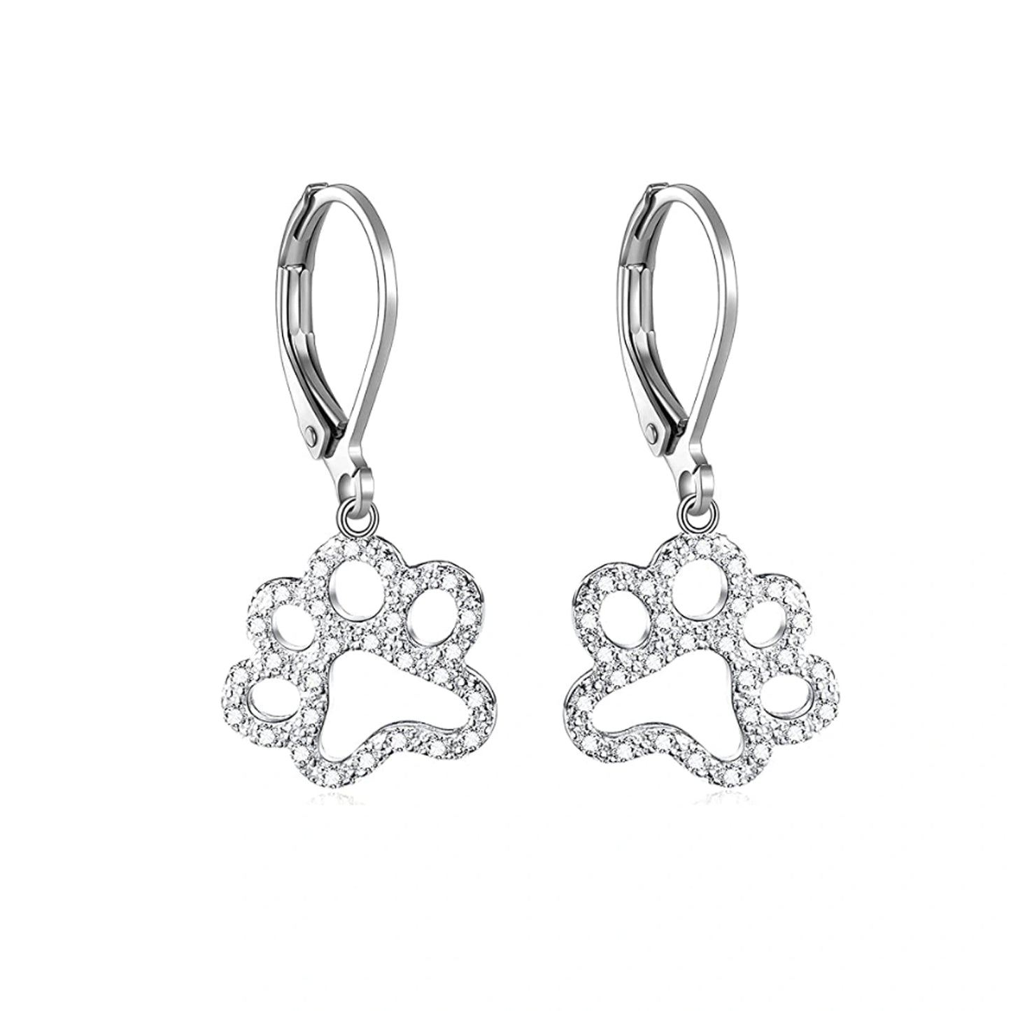 Paw Earrings (925 Sterling Silver)