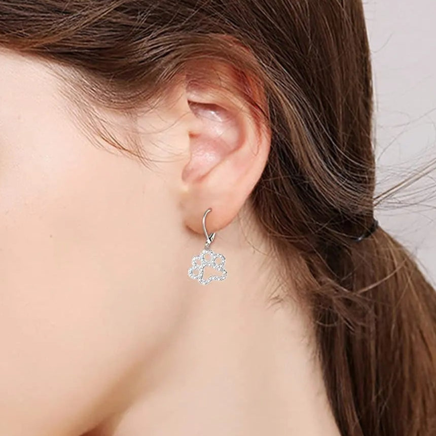 Paw Earrings (925 Sterling Silver)